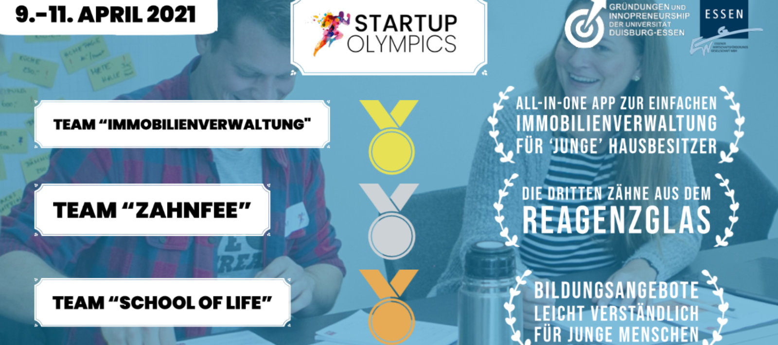 Startup-Essen – STARTUP OLYMPICS: Aus innovativen Ideen werden spannende Start-up-Konzepte