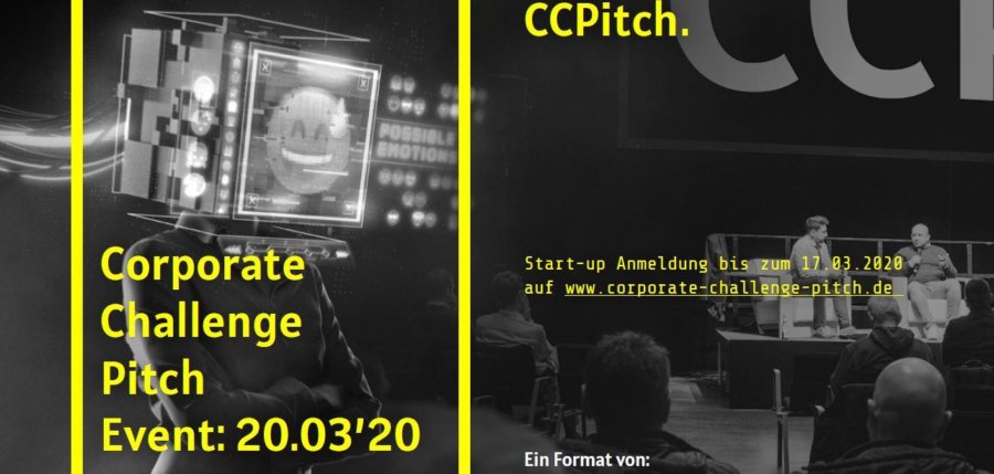 Startup-Essen – Corporate Challenge Pitch 2020! Bis zum 13.3.2020 als Startup bewerben!