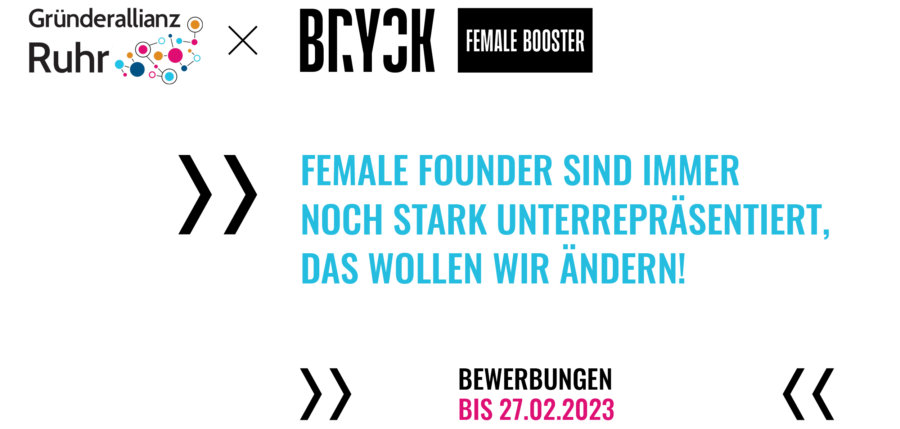 Startup-Essen – Female Booster – Zwei starke Netzwerkpartner unterstützen Gründerinnen im Startup Ökosystem Ruhr